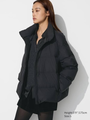 Демисезонная куртка Uniqlo черный