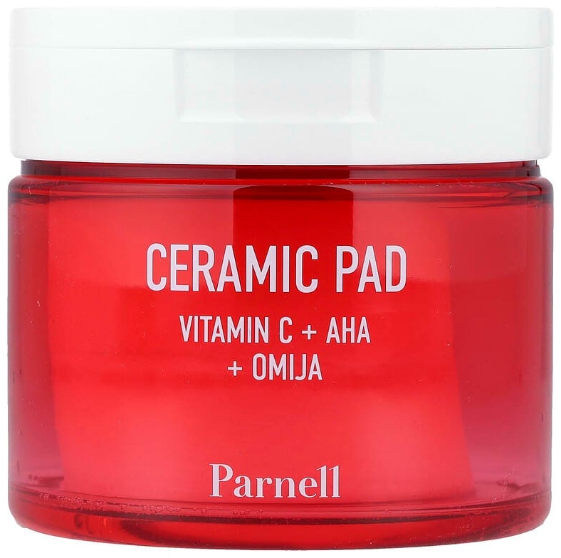 PARNELL тонер-пэды Omija, керамический диск, 60 шт., 170 г 170 мл