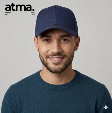 Кепка ATMA brand размер универсальный, синий