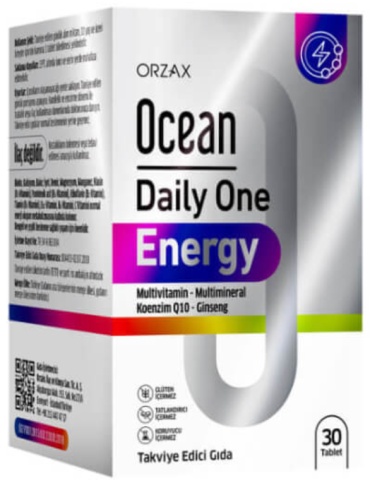 ORZAX Ocean Daily One, Энерджи таблетки 30 шт