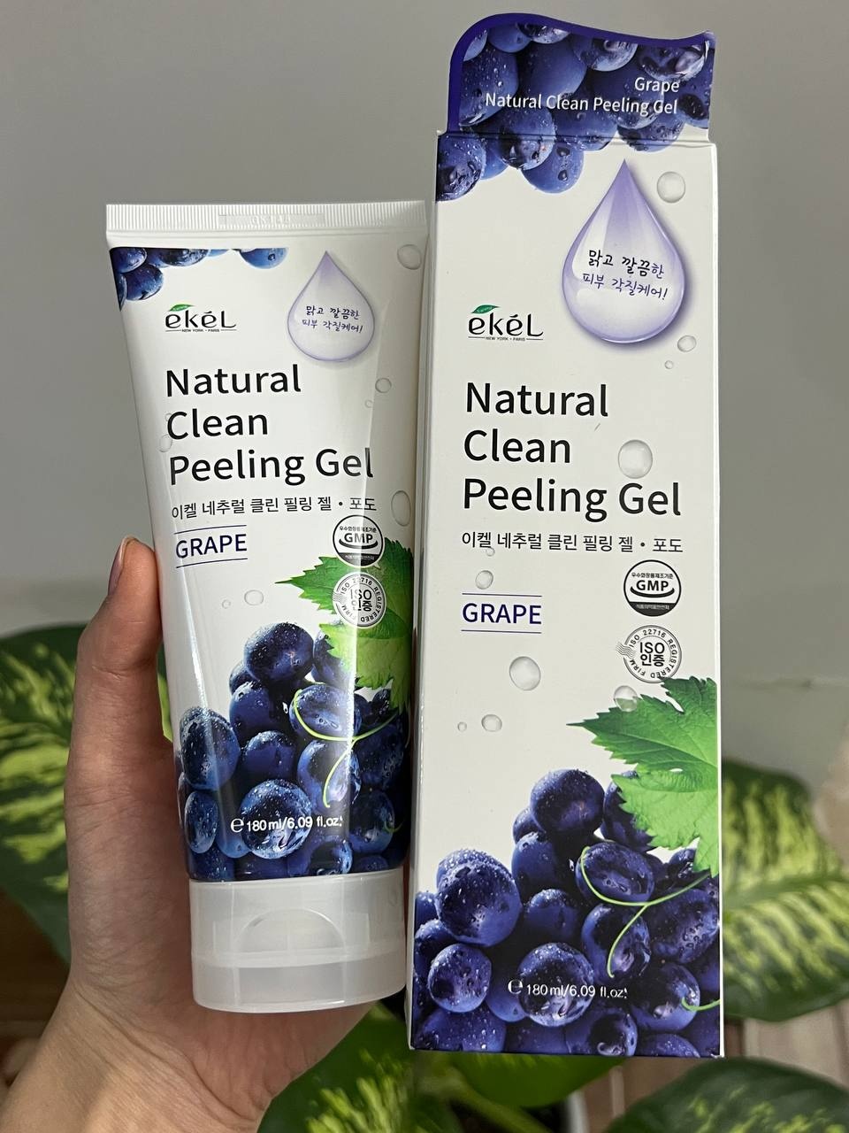 EKEL пилинг Natural Clean Grape 180 мл