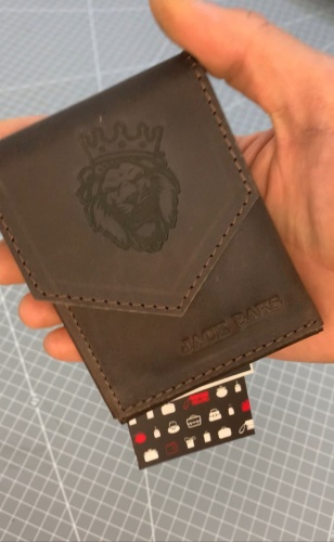 Портмоне BAKS ACCESSORIES натуральная кожа коричневый