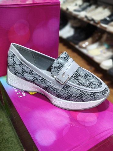 Лоферы FASHION серый