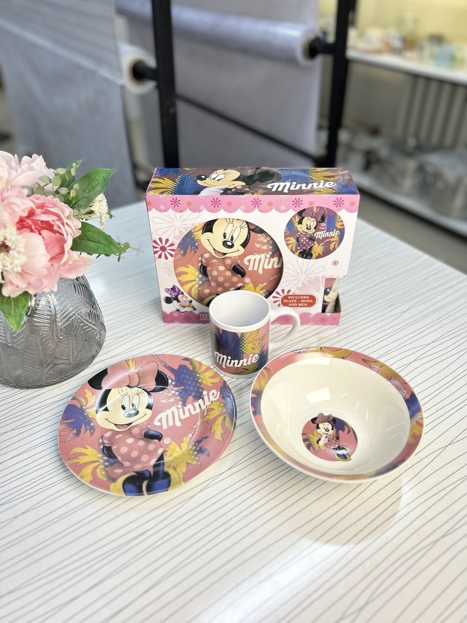 Сервиз на 1 персону Katherina Minnie, предметов: 3, детский, керамика