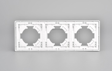 ECOLUX Brilliant E2-122 Рамка 3-постовая белый - 5, белый