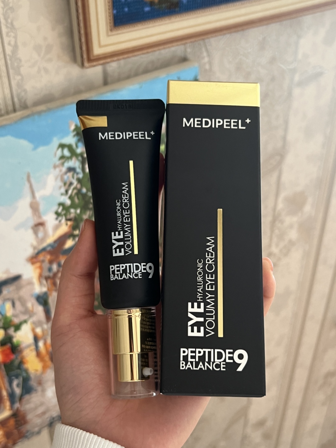 Маска для лица MEDI-PEEL крем Омолаживающий крем для век с пептидами Medi-Peel Peptide Balance9 Eye Hyaluronic Volumy Eye Cream 40 мл
