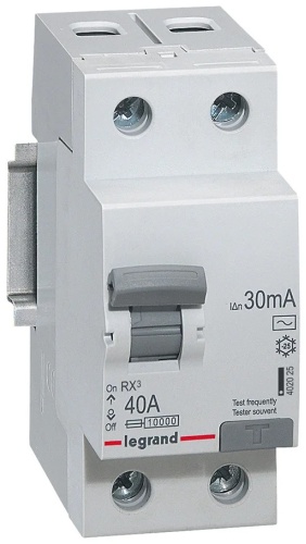 Legrand автоматический выключатель RX3 2P 40 A, 10 кА, 230 В