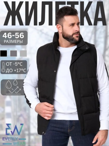 Демисезонная куртка EVERLY WEAR черный