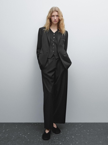 Костюм деловой Massimo Dutti черный
