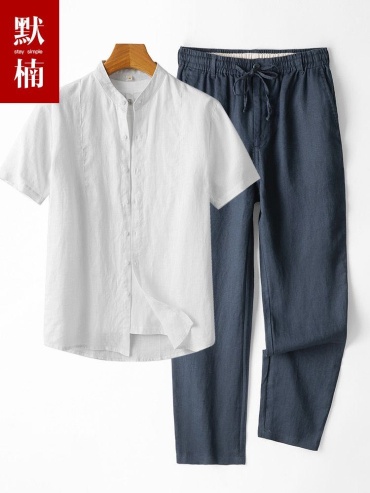 Повседневный костюм TR trendy синий, белый