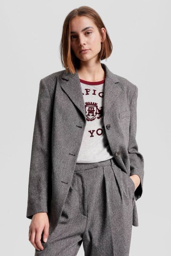 Пиджак Tommy Hilfiger серый