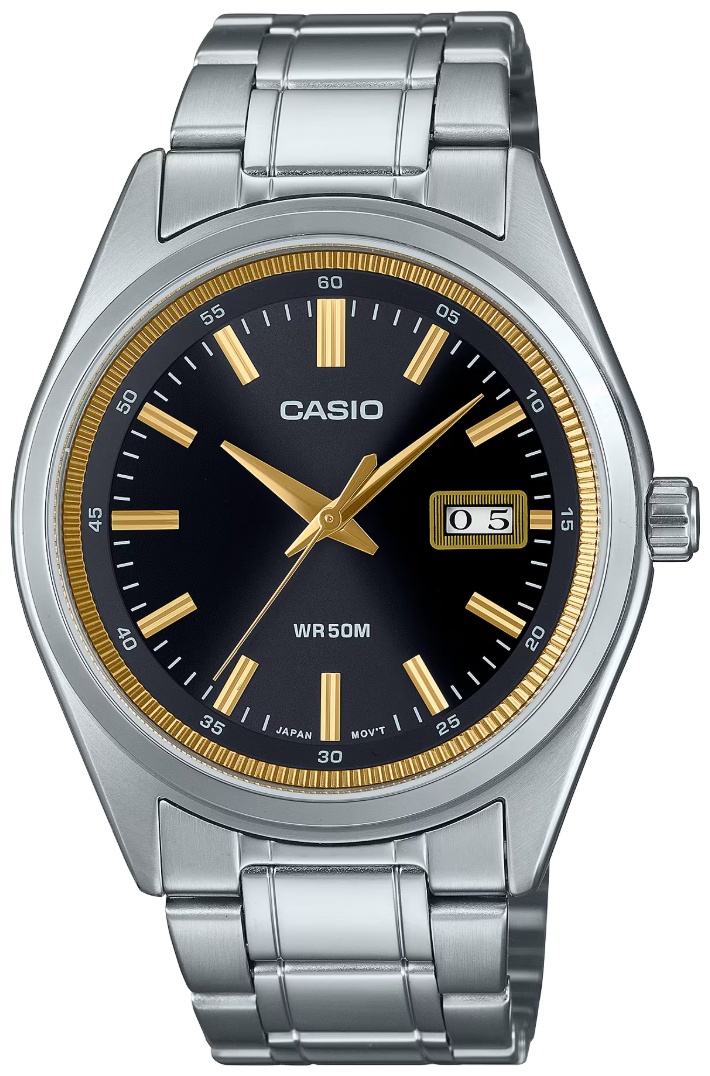 Кварцевые CASIO MTP-B180D-1A2VDF нержавеющая сталь