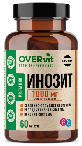 OVERvit ОВЕРвит Инозит №60капс капсулы 60 шт