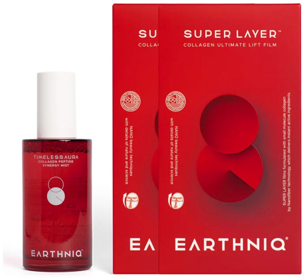 EARTHNIQ Timelessaira Collagen Peptide Synergy Mist набор по уходу за лицом унисекс