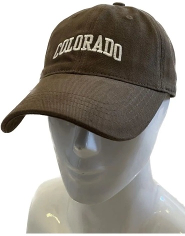 Бейсболка COLORADO размер 60, коричневый