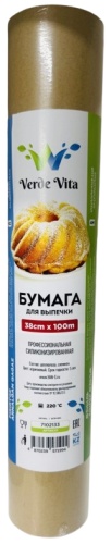 Verde Vita бумага для выпечки 201972340 для выпечки, для запекания, для замораживания
