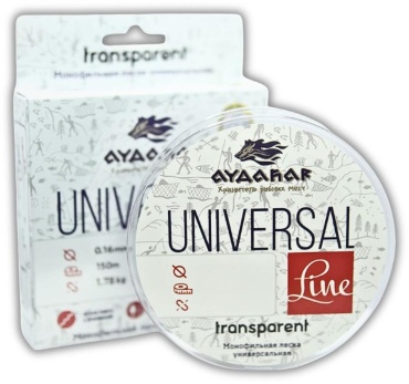 Айдахар монофильная леска 3D Nylon Normal Quality 0.26 мм прозрачный