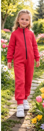 Утепленный комбинезон Omma Kids коралловый