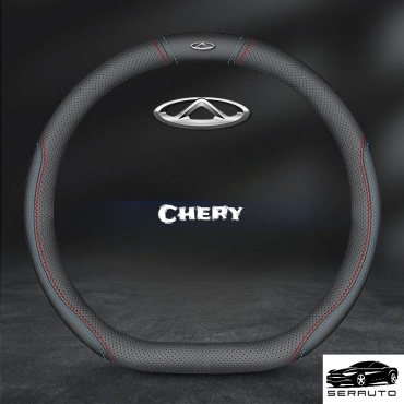 SERAUTO оплетка для руля Chery Tiggo SER-0038 универсальный универсальный красный, синий, черный