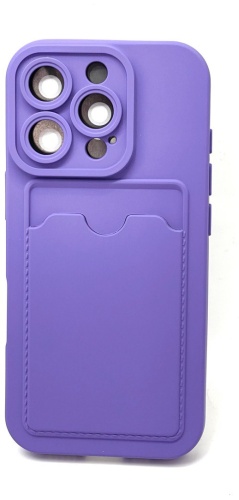 Чехол CAR NEW для Apple iPhone 16 Pro Max фиолетовый