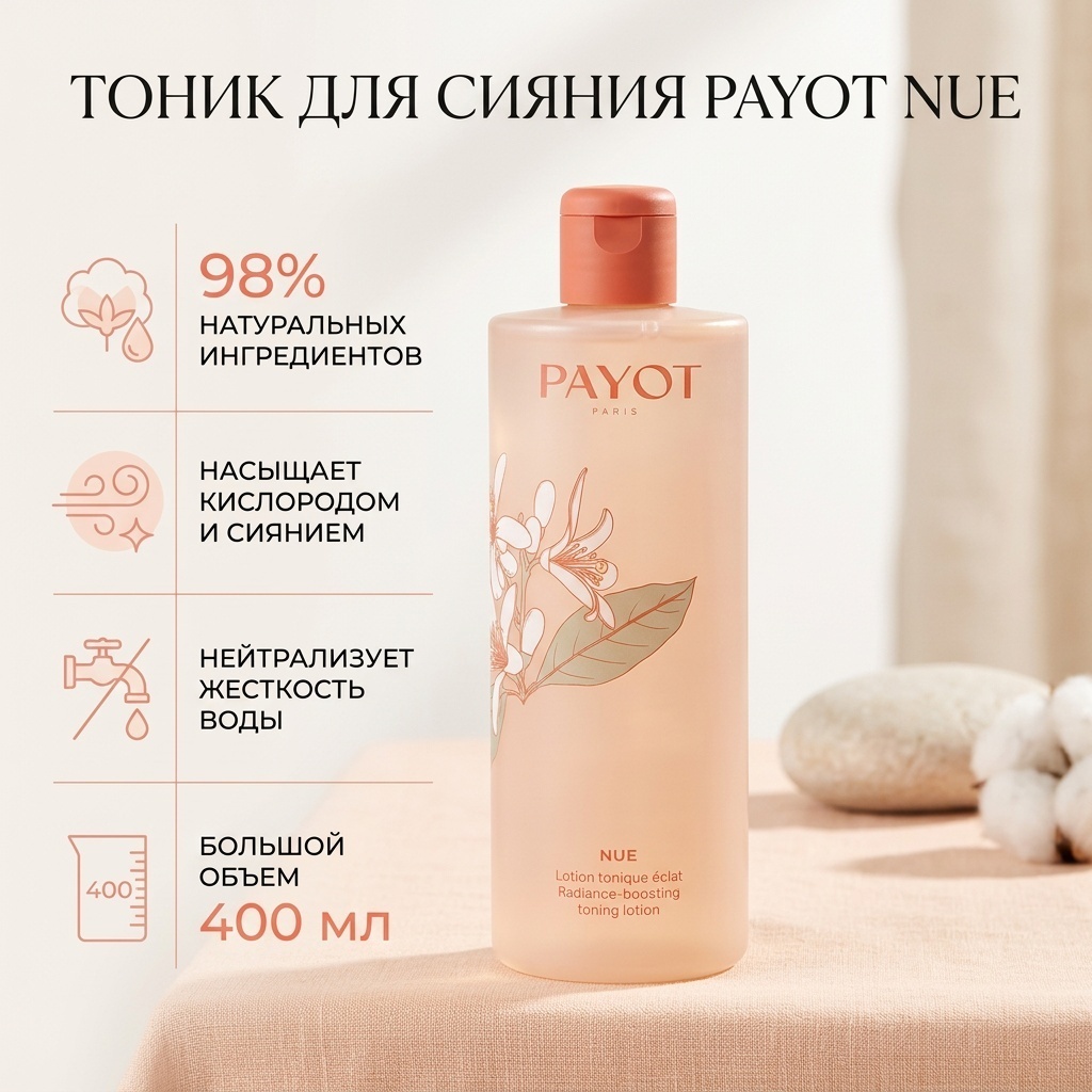 PAYOT тоник NUE LOTION TONIQUE 400 мл