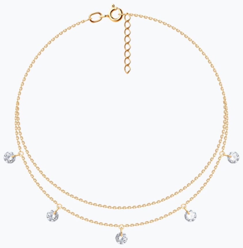 SOKOLOV BRA-SO-585-8093115-24 длина 24 см, вес 1.31 г золото, плетение фантазийное