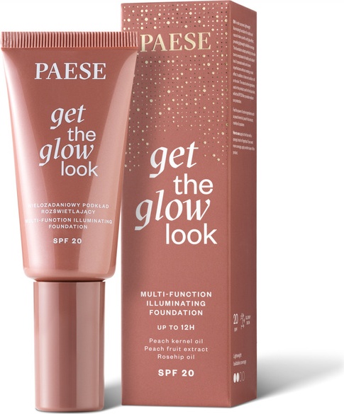 Paese Get The Glow Look тональный крем 3N Warm Beige 30 мл