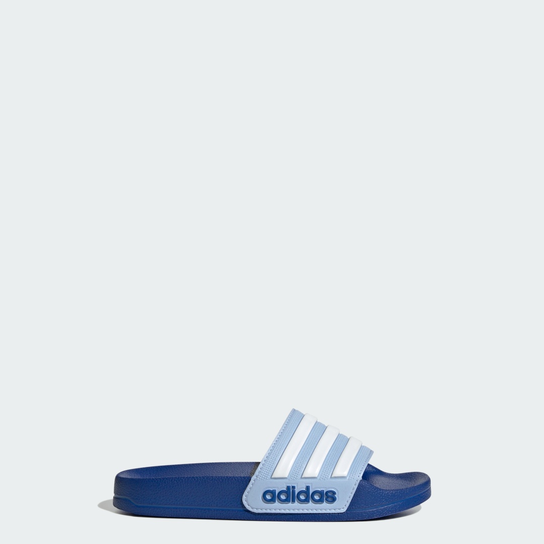 Шлепанцы adidas голубой, синий