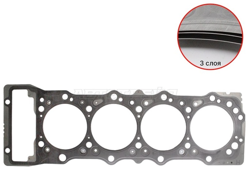 Mitsubishi прокладка головки блока цилиндров 1005B224