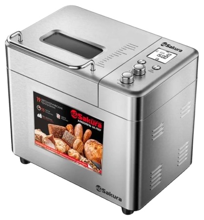 Хлебопечь SAKURA SA-7507 Premium серебристый