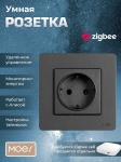 Комплект умного дома MOES розетка Zigbee ZK-SR-EU-GY