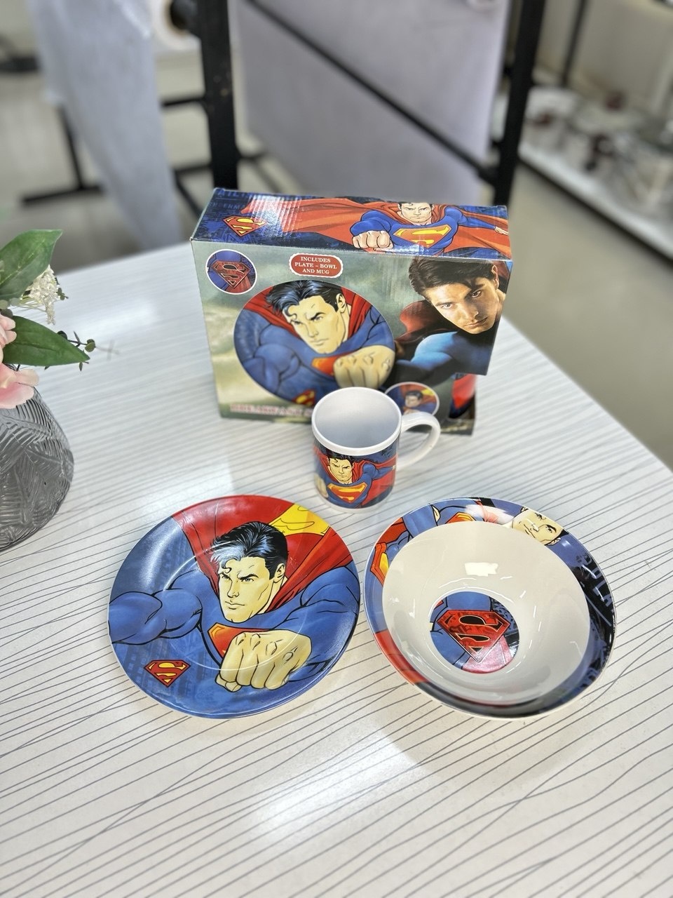 Сервиз на 1 персону Katherina Supermen, предметов: 3, детский, керамика