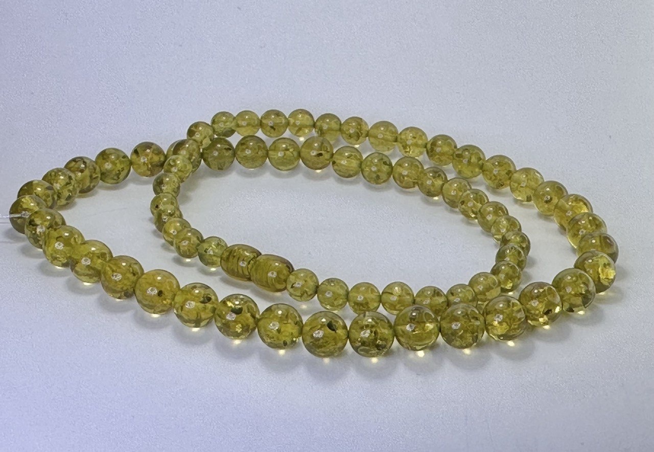 PRESTIGE JEWELRY длина 50 см текстиль, янтарь