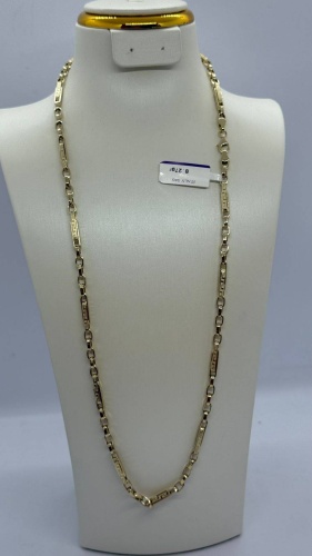 BAQ BRAND 965841588 длина 50 см, вес 8.27 г золото, плетение фантазийное