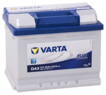 VARTA 560127 054 3132 VARTA BLUE DYNAMIC 60 Ач прямая