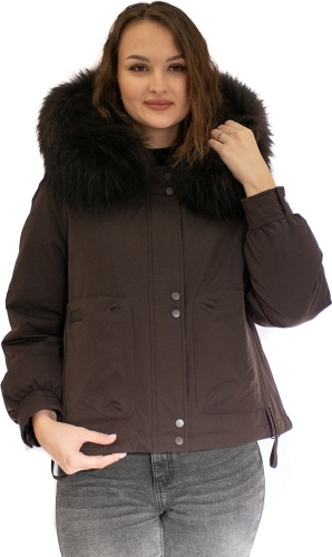 Пуховик SF Collection коричневый