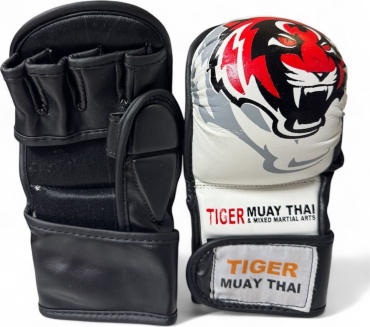 Tiger Almaty Sports TIGER MUAY THAI MMA Перчатки Черепашки белый L