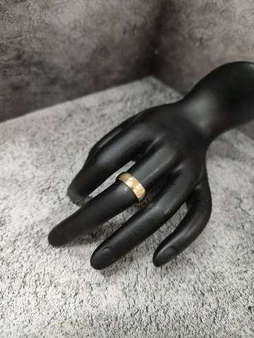 Кольцо Accessories Кольцо размер 16.5 бижутерный сплав, без вставок, золотистый