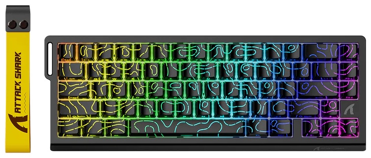 Клавиатура Attack Shark X68 HE Contour черный