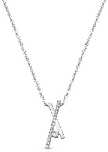 Колье Brilliant Style 3865-51001 длина 46 см вес 2.44 г золото, бриллиант