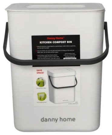 Мусорное ведро Danny Home с крышкой SN02-09 3 л