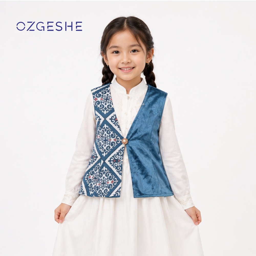 Национальный костюм OZGESHE орнамент бирюзовый