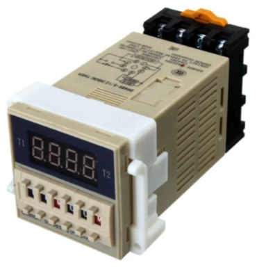 Реле времени для распределительного щита DH48S-S220-150 AC/DC 220 В 5 А, кол-во фаз : 1