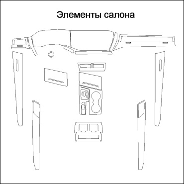 лекало для салона авто