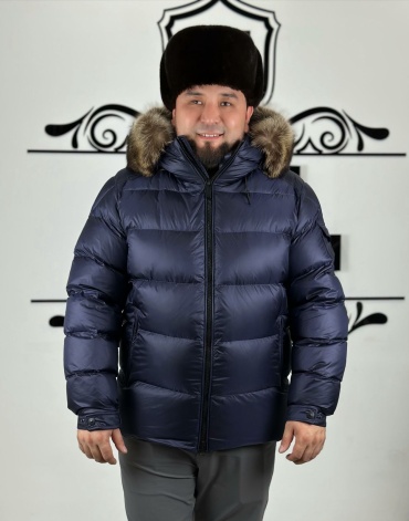 Пуховик ТОН САРАЙЫ синий