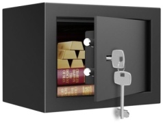 Сейф DELI ET560 ключевой замок (230х170х170 мм)