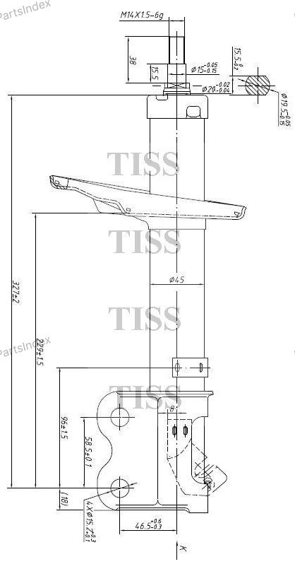 Амортизатор JD Амортизатор Подвески JAS0004