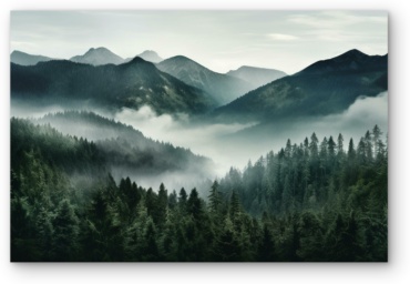 DAKSPIC картина Лес горы 80x120 см