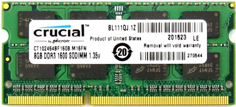 Оперативная память Crucial CT102464BF160B.M16FN 8 Гб
