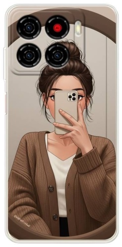 Чехол BAIKO для ZTE Blade A56 коричневый